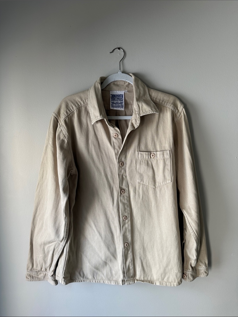 Jungmaven Desert Khaki Topanga Shirt Hemp/Cotton Blend